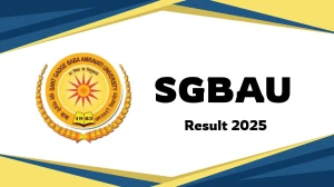 SGBAU Result 2025 Released at sgbau.ucanapply.com Direct Link to Download 2nd, 4th, 6th Sem Result SGBAU Result 2025 Released at sgbau.ucanapply.com Direct Link to Download 2nd, 4th, 6th Sem Result