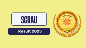 SGBAU Result 2025 Released at sgbau.ucanapply.com Direct Link to Download 2nd and 4th Sem Result