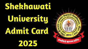 Shekhawati University Admit Card 2025 OUT shekhauniexam.in Check Shekhawati University UG and PG Course Hall Ticket Details Here