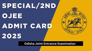 Special/2nd OJEE Admit Card 2025 Out Download Online @ ojee.nic.in Check Exam Date