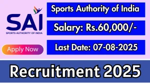 Sports Authority of India Lead Research Recruitment 2025 - Apply Online for 2 Posts