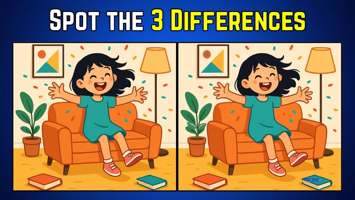 Spot the Difference: Within 9 Seconds Spot The 3 Differences in this Girl Image