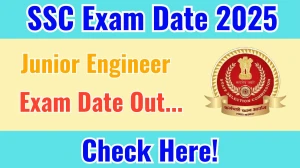 SSC Junior Engineer Exam Date 2025 Announced for 1731 Posts – Check Details at ssc.gov.in SSC Junior Engineer Exam Date 2025 Announced for 1731 Posts – Check Details at ssc.gov.in