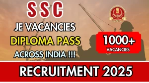 SSC Junior Engineer Recruitment 2025 - Apply Online for 1340 Posts SSC Junior Engineer Recruitment 2025 - Apply Online for 1340 Posts