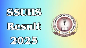 SSUHS Result 2025 Out at ssuhs.in Direct Link to Download PG Course Result