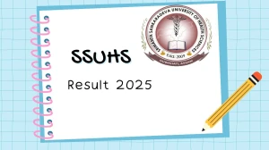 SSUHS Result 2025 Released at ssuhs.in Direct Link to Download 1st, 3rd Sem Result