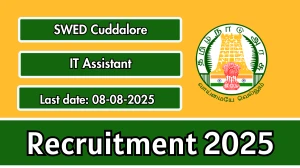 SWED Cuddalore IT Assistant Recruitment 2025 - Apply Offline
