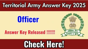 Territorial Army Officer Answer Key 2025 Released – Download the Answer Key at indianarmy.nic.in Territorial Army Officer Answer Key 2025 Released – Download the Answer Key at indianarmy.nic.in