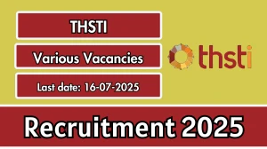 THSTI Recruitment 2025 - Apply Online for 04 Executive Secretary, Multi Tasking Staff and More Posts