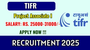 TIFR Project Associate I Recruitment 2025 - Apply Offline TIFR Project Associate I Recruitment 2025 - Apply Offline