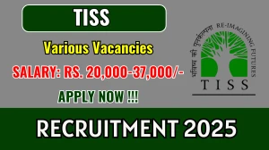 TISS Recruitment 2025 - Apply Offline for 03 Research Assistant, Field Investigator Posts TISS Recruitment 2025 - Apply Offline for 03 Research Assistant, Field Investigator Posts