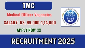 TMC Medical Officer Recruitment 2025 – Walk in for 04 Posts