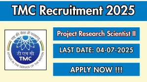 TMC Project Research Scientist II Recruitment 2025 - Apply Offline
