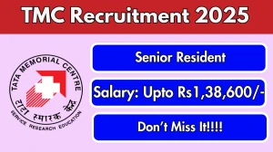 TMC Senior Resident Recruitment 2025 – Walk in for 03 Posts