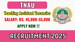 TNAU Teaching Assistant Recruitment 2025 – Walk in TNAU Teaching Assistant Recruitment 2025 – Walk in