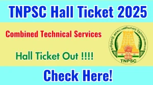 TNPSC CTS Hall Ticket 2025 OUT Download Link tnpsc.gov.in TNPSC CTS Hall Ticket 2025 OUT Download Link tnpsc.gov.in