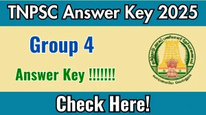 TNPSC Group 4 Answer Key 2025 will be released – Candidates will be able to download the answer key at tnpsc.gov.in. TNPSC Group 4 Answer Key 2025 will be released – Candidates will be able to download the answer key at tnpsc.gov.in.