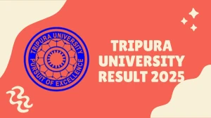 Tripura University Result 2025 Out at tripurauniv.ac.in Direct Link to Download 1st, 2nd, 3rd, 8th, 10th Sem Result