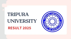 Tripura University Result 2025 Released at tripurauniv.ac.in Direct Link to Download 2nd Sem Result