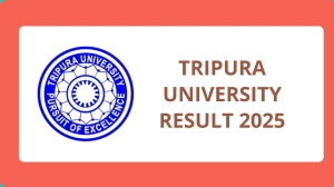 Tripura University Result 2025 Released at tripurauniv.ac.in Direct Link to Download 5th Sem Result