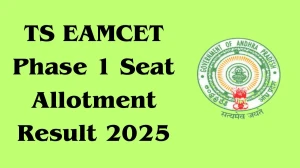 TS EAMCET Phase 1 Seat Allotment Result 2025 Out Today at tgeapcet.nic.in Direct Link to Download Result