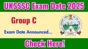 UKSSSC Group C Exam Date 2025 Out for 416 Posts at sssc.uk.gov.in Check Details Here UKSSSC Group C Exam Date 2025 Out for 416 Posts at sssc.uk.gov.in Check Details Here