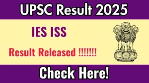 UPSC IES ISS Result 2025 Out at upsc.gov.in, Direct Link to Download Result PDF Here UPSC IES ISS Result 2025 Out at upsc.gov.in, Direct Link to Download Result PDF Here