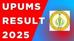 UPUMS Result 2025 Released at upums.ac.in Direct Link to Download PART-2 Result