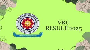 VBU Result 2025 Released at vbu.ac.in Direct Link to Download 1st, 3rd Sem Result