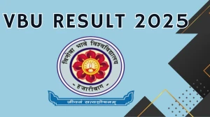 VBU Result 2025 Released at vbu.ac.in Direct Link to Download 1st and 3rd Semester Result