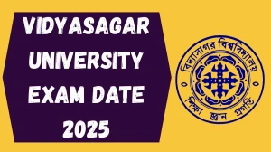 Vidyasagar University Exam Date 2025 Announced @ vidyasagar.ac.in Details Here