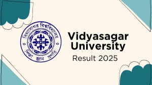Vidyasagar University Result 2025 Released at vidyasagar.ac.in Direct Link to Download 1st and 3rd Sem Result Vidyasagar University Result 2025 Released at vidyasagar.ac.in Direct Link to Download 1st and 3rd Sem Result
