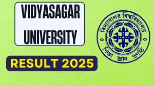 Vidyasagar University Result 2025 Released at vidyasagar.ac.in Direct Link to Download 1st and 3rd Semester Result
