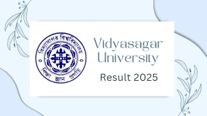 Vidyasagar University Result 2025 Released at vidyasagar.ac.in Direct Link to Download 1st Sem Result Vidyasagar University Result 2025 Released at vidyasagar.ac.in Direct Link to Download 1st Sem Result