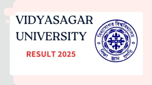 Vidyasagar University Result 2025 Released at vidyasagar.ac.in Direct Link to Download 6Th Semester Result