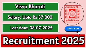 Visva Bharati Junior Research Fellow/ Project Associate Recruitment 2025 - Apply Offline