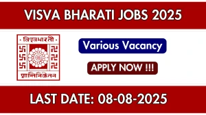 Visva Bharati Recruitment 2025 - Apply Online for Junior Engineer, Deputy Registrar and More Posts Visva Bharati Recruitment 2025 - Apply Online for Junior Engineer, Deputy Registrar and More Posts