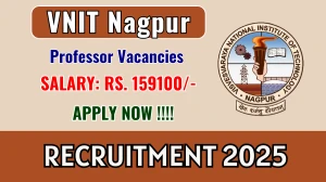 VNIT Nagpur Professor Recruitment 2025 - Apply Online for 16 Posts VNIT Nagpur Professor Recruitment 2025 - Apply Online for 16 Posts
