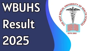 WBUHS Result 2025 Released at wbuhs.ac.in Direct Link to Download 1st Semester Result