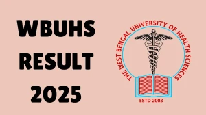 WBUHS Result 2025 Released at wbuhs.ac.in Direct Link to Download First Semester Result