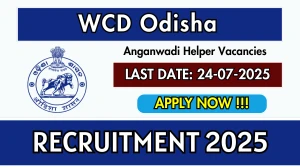 WCD Odisha Anganwadi Worker and Helper Recruitment 2025 - Apply Online