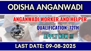 WCD Odisha Recruitment 2025 - Apply Online for 03 Anganwadi Worker and Helper Posts