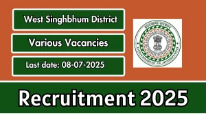 West Singhbhum District Recruitment 2025 - Apply Online for 34 Technical Assistant, Account Assistant and More Posts