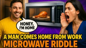 A Man Comes Home From Work Microwave Riddle Answer Explained