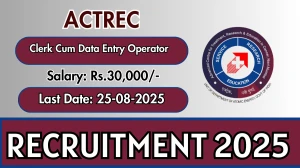 ACTREC Clerk Cum Data Entry Operator Recruitment 2025 – Walk in