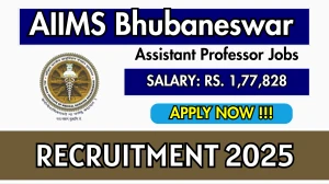 AIIMS Bhubaneswar Assistant Professor Recruitment 2025 - Apply Online by Sep 03 AIIMS Bhubaneswar Assistant Professor Recruitment 2025 - Apply Online by Sep 03