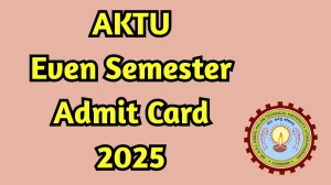 AKTU Even Semester Admit Card 2025 OUT aktu.ac.in Check AKTU Even Semester One View Phase II Hall Ticket Details Here