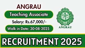 ANGRAU Teaching Associate Recruitment 2025 – Walk in ANGRAU Teaching Associate Recruitment 2025 – Walk in