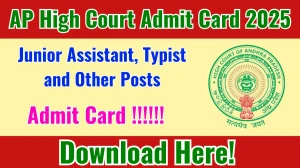 AP High Court Junior Assistant, Typist and Other Posts Admit Card 2025 Will Be Released Soon – Download Link at aphc.gov.in