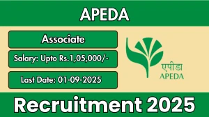 APEDA Associate Recruitment 2025 - Apply Offline